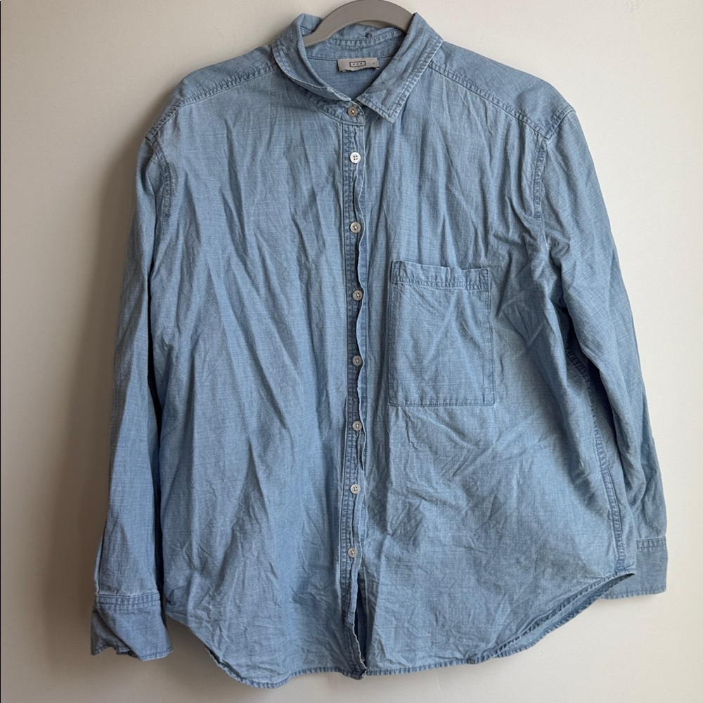 AYR Light Blue Denim Button-Down Shirt